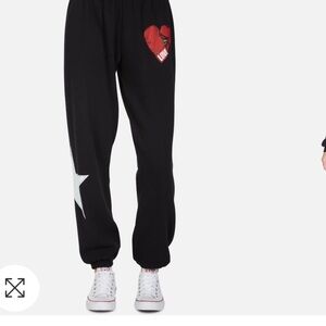 Lauren Moshi Super Comdy Tanzy Love Boxing Sweatpants size Mesium